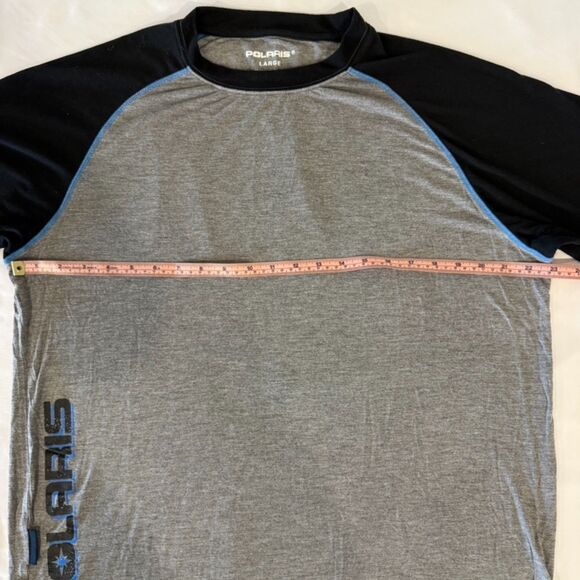 Polaris Men's Gray and Black T-Shirt Size Large - Picture 5 of 6